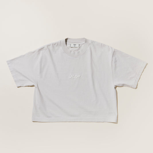 Cream Sirene Cropped Tee